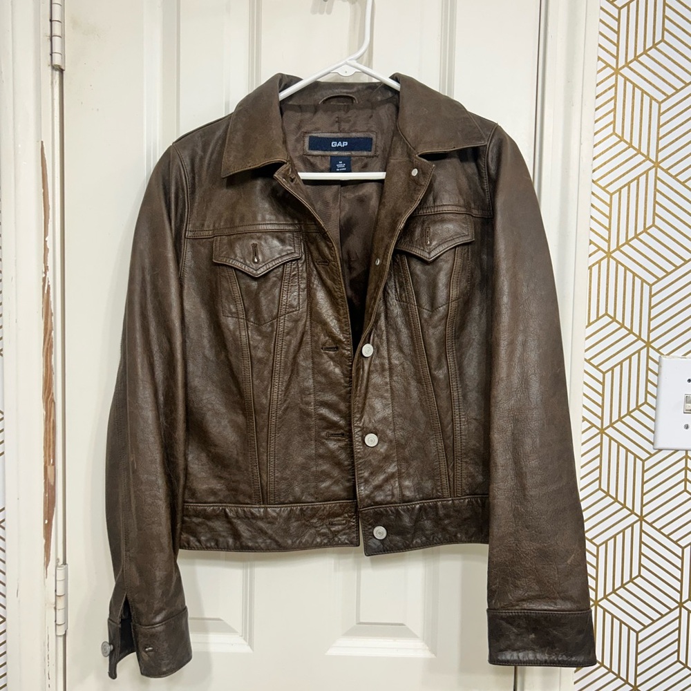 GAP Brown Lightweight Shirt Jacket